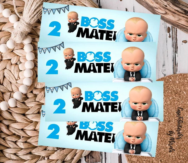 Stickere Baby Boss cu bebe în scutec