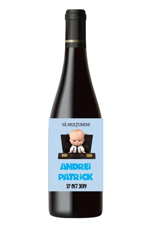 Stickere Baby Boss cu bebe în scutec