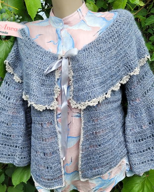Bluza crosetata "Miss Ice"