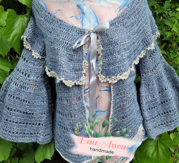 Bluza crosetata "Miss Ice"