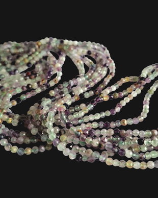 Margele fluorit fatetat 3mm (18cm) MG.0295