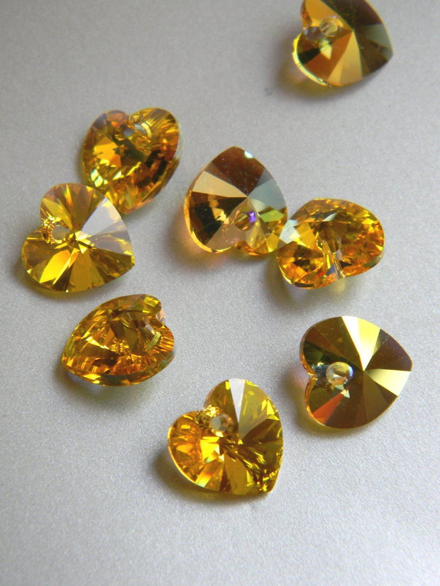 Pandantiv Swarovski - inima 10 mm - 226AB