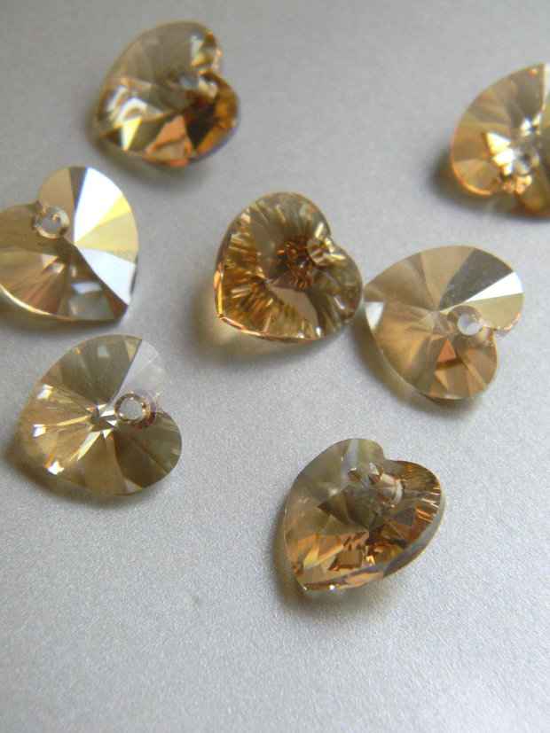 Pandantiv Swarovski - inima 10 mm - GSH