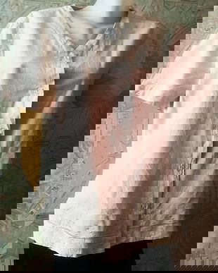 bluza de in crem brodata