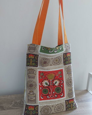 Totebag Sacosa Shopper Geanta textila captusita