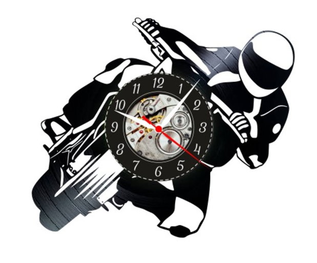 MOTOCROS- ceas de perete