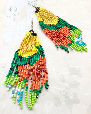 Cercei Boho margele Toho