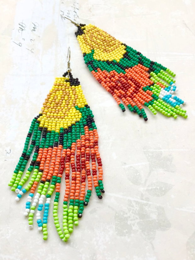 Cercei Boho margele Toho
