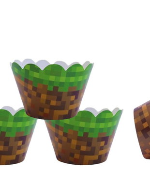 Învelitori brioșe Minecraft