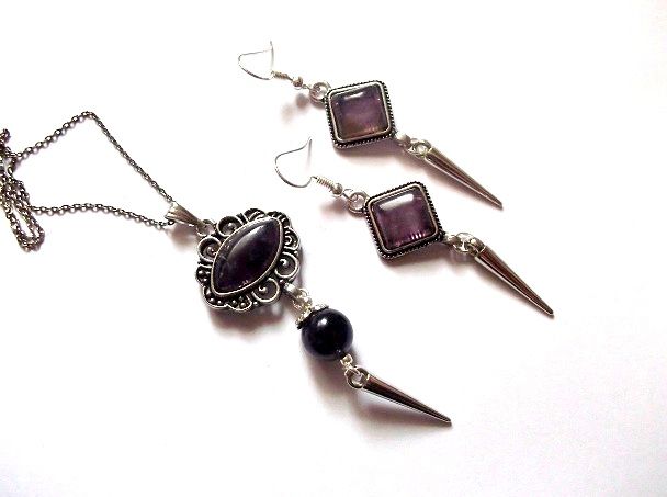 set cu ametist 48737