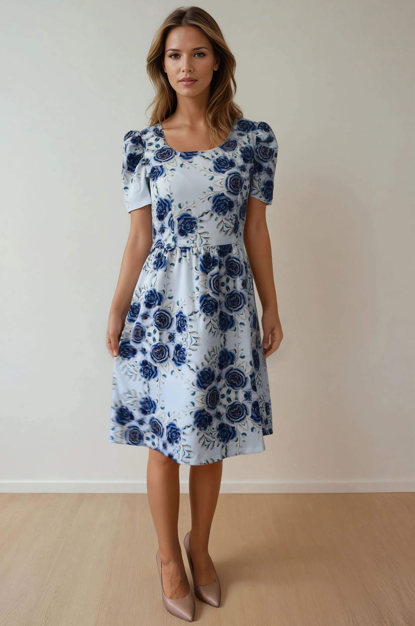 Rochie cu trandafiri