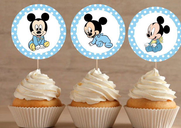 Numere de masă Botez băieți  Baby Mickey Mouse