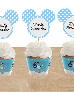 Toppere Baby Mickey personalizate