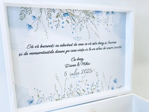 Cufar nunta - Wild Blue Flowers