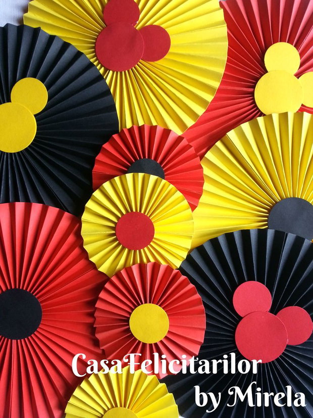 Set de decorațiuni tematice Mickey Mouse