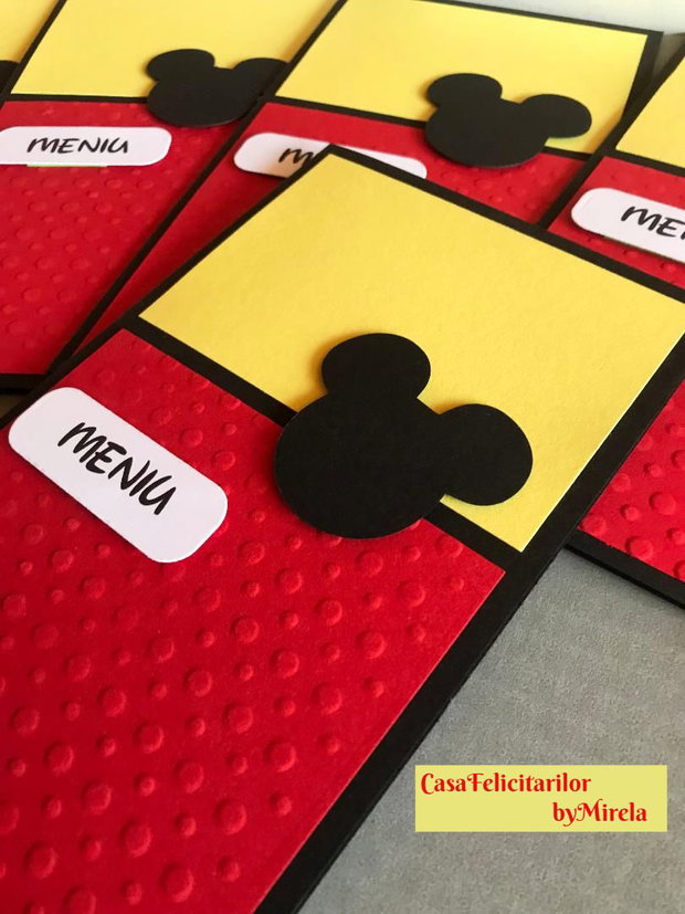 Meniu botez Mickey mouse