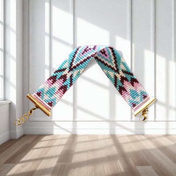 Bratara Pastel Geometry