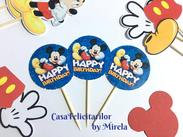 Toppere Mickey mouse personalizate