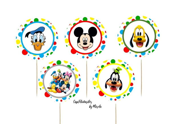 Toppere Mickey mouse personalizate