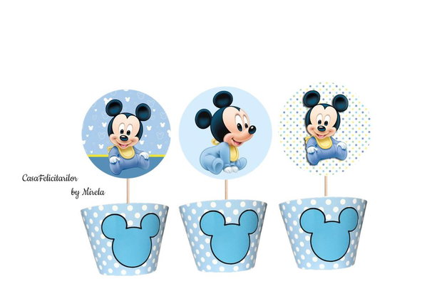 Banner Bine ati venit - baby Mickey mouse