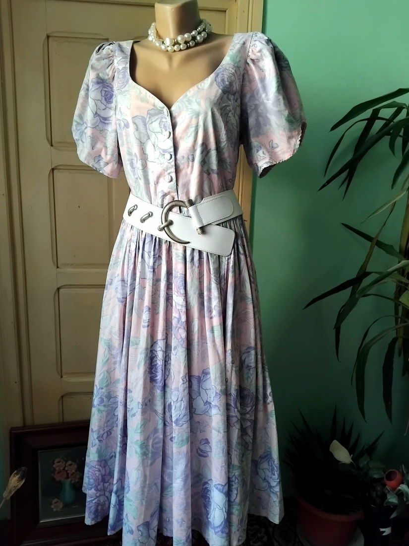 Rochie bumbac pastel