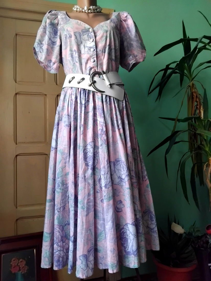 Rochie bumbac pastel
