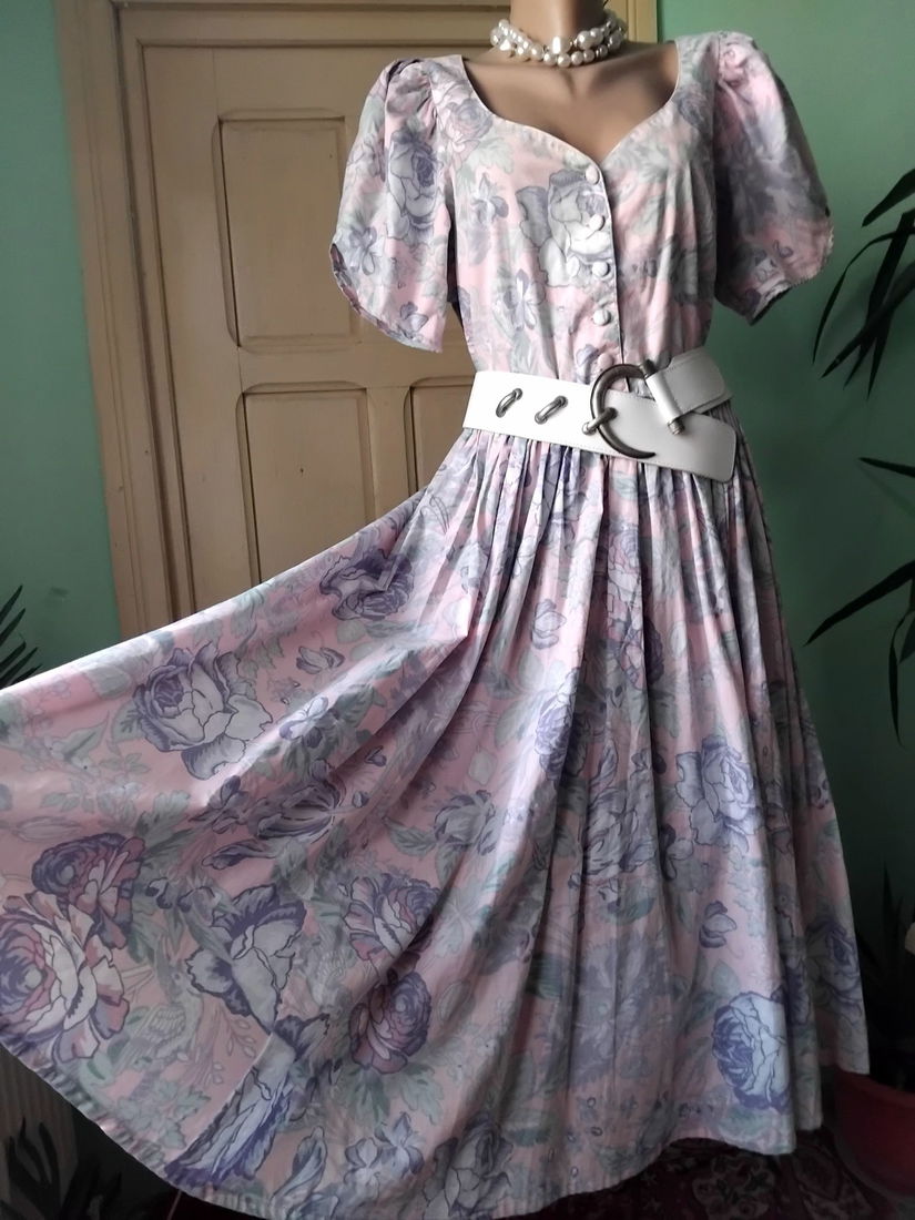 Rochie bumbac pastel