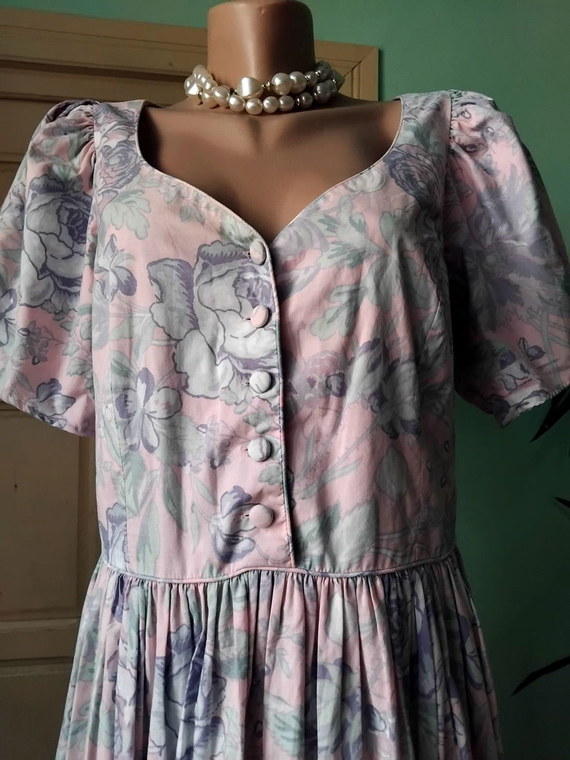 Rochie bumbac pastel