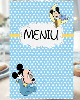 Meniuri botez baby Mickey mouse