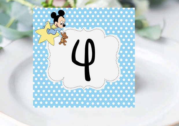 Meniuri botez baby Mickey mouse