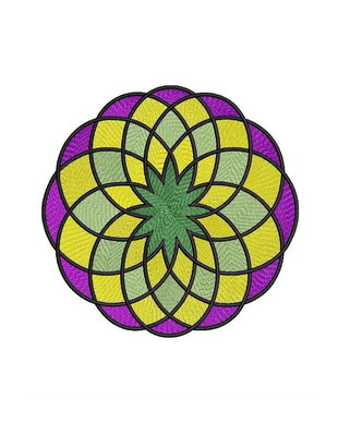 Mandala colorata