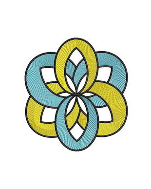 Mandala Celtica Brodata
