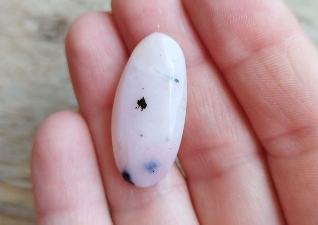 Cabochon opal roz, 32x16 mm