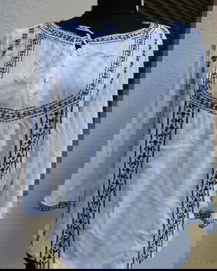 Bluza brodata -creponat