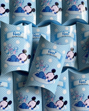 Cutiuta marturii botez baby Mickey mouse