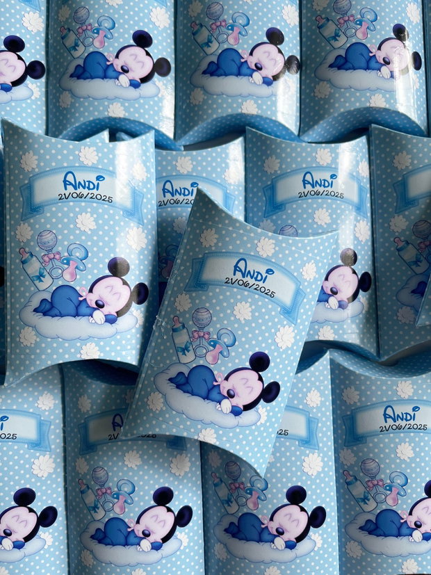 Cutiuta marturii botez baby Mickey mouse