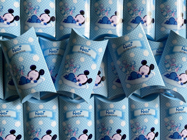Cutiuta marturii botez baby Mickey mouse