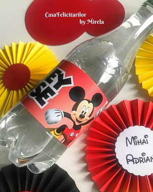 Etichete sticle Mickey mouse