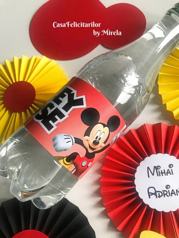 Etichete sticle Mickey mouse