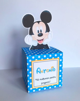 Cutii marturii botez Mickey mouse