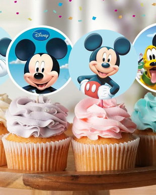 Toppere rotunde Mickey Mouse