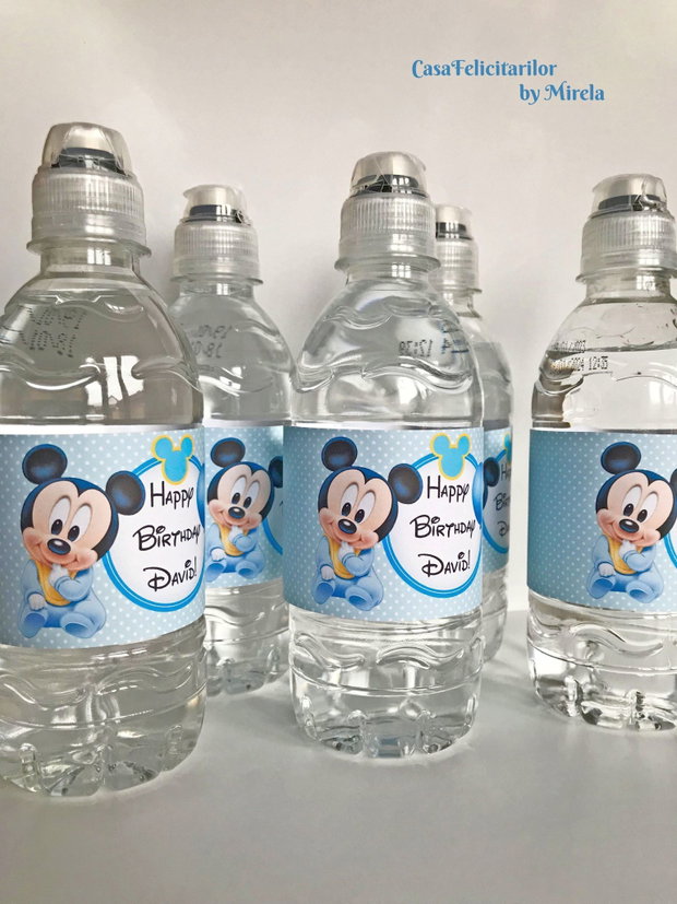 Etichete rotunde Mickey mouse