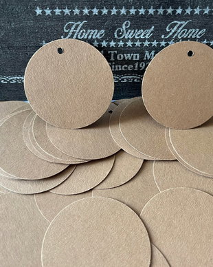 Set 50 bucăți etichete kraft