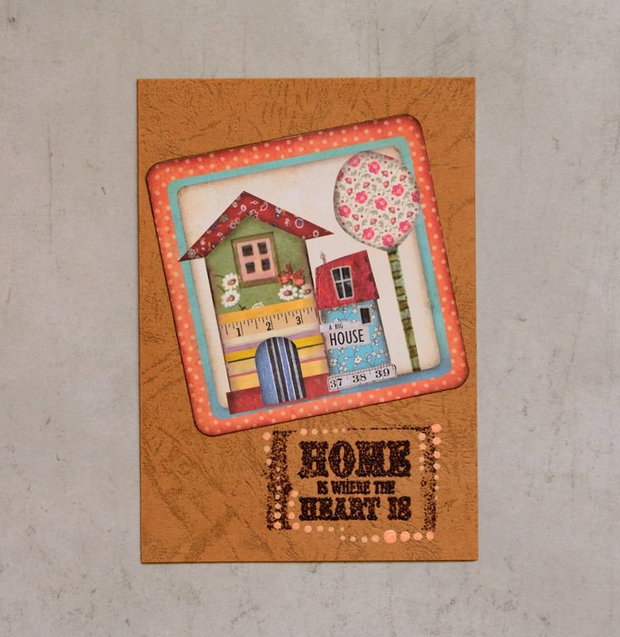 Felicitare: Home is where the heart is