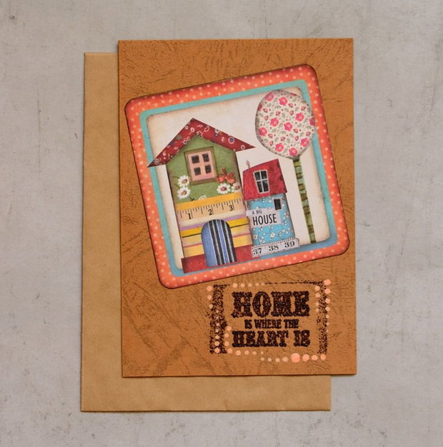 Felicitare: Home is where the heart is
