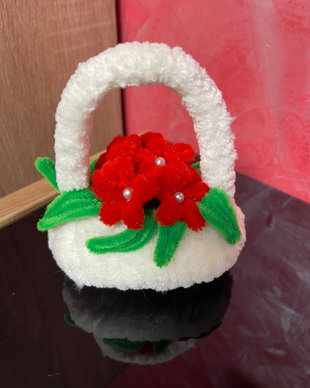 Coșuleț cu flori
