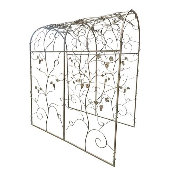 Arcada decorativa din fier forjat antik green