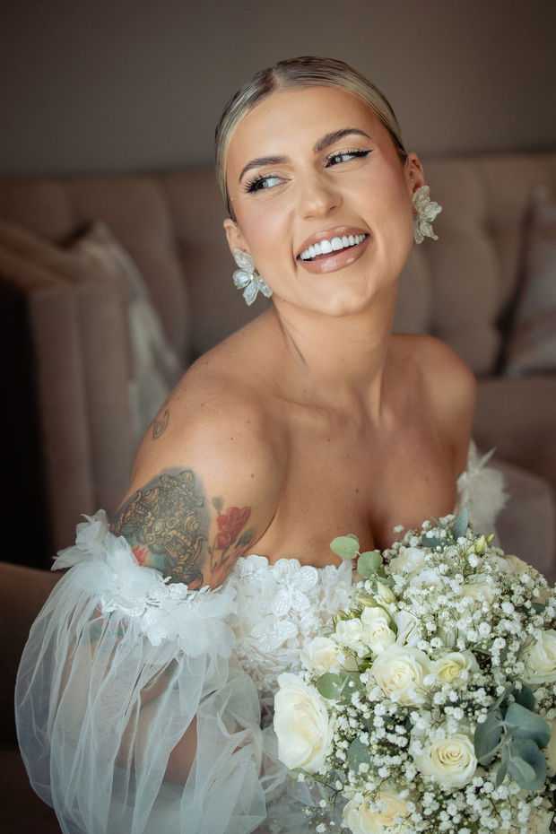 ALINA - Cercei florali cu cristale
