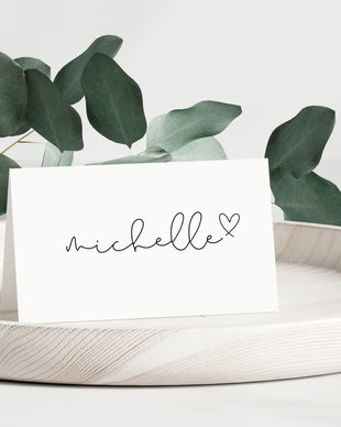 Carduri cu Nume Pentru Masa ,Place Card Nunta, Botez, Petrecere