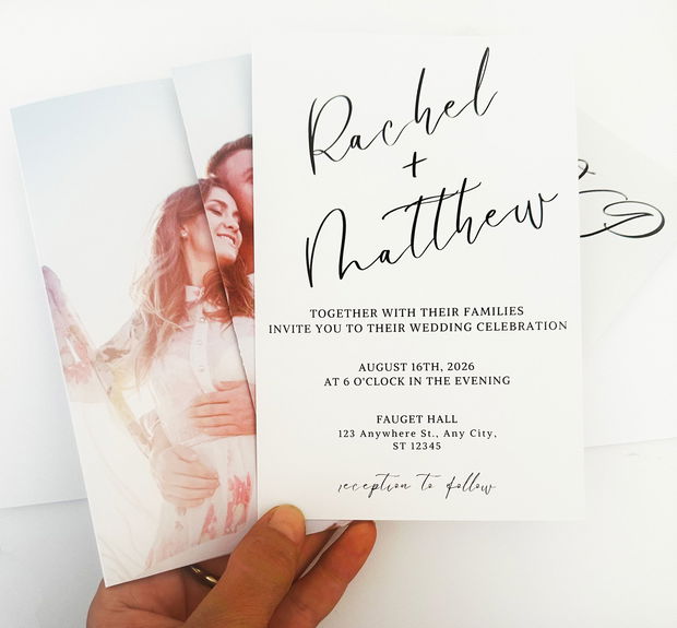 Invitatie Foto pentru Nunta